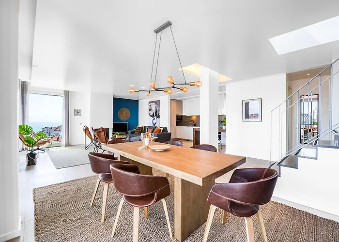 Penthouse Boa Vista - Private Pool & Sea Views Apartmán