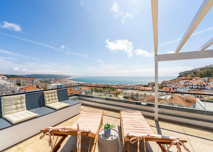 Penthouse Boa Vista - Private Pool & Sea Views Apartmán Nazaré