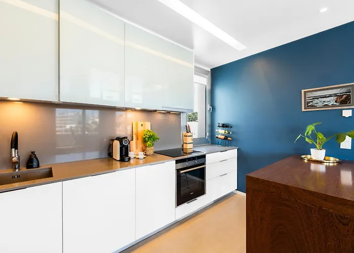 Penthouse Boa Vista - Private Pool & Sea Views 아파트 나자레