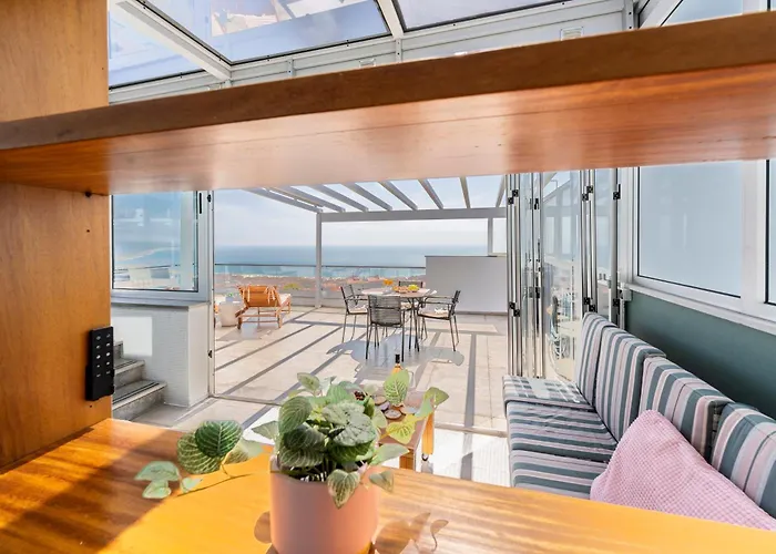 Penthouse Boa Vista - Private Pool & Sea Views 아파트