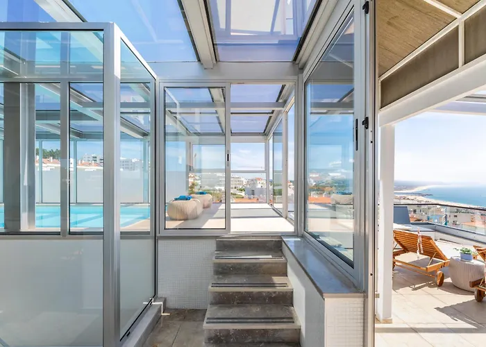 Penthouse Boa Vista - Private Pool & Sea Views 나자레